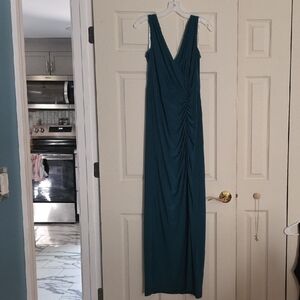 Elegant Teal Maxi Dress